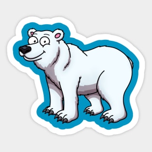 Happy Polar Bear Sticker